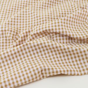 Seersucker Vichy – miel