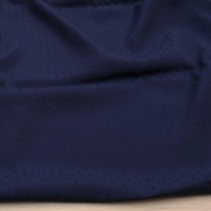 Crêpe de viscose plumetis – bleu marine