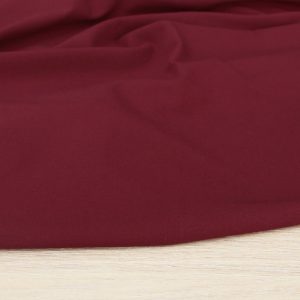 Crêpe poly-viscose – bordeaux