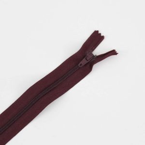 Zip classique lie de vin