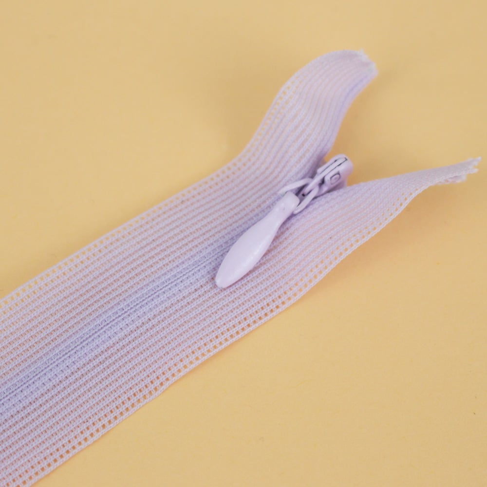 Zip invisible lilas – Image 3