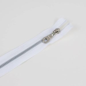 Zip métal blanc